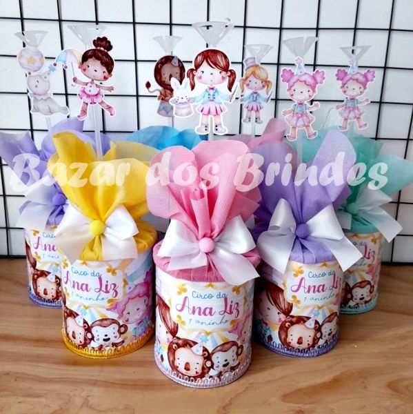 Centro de Mesa Circo Rosa