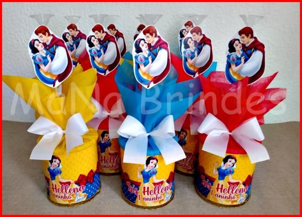 Centro de Mesa da Branca de Neve