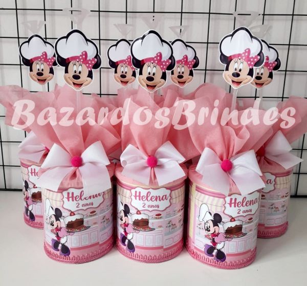 Centro de Mesa Minnie Confeiteira